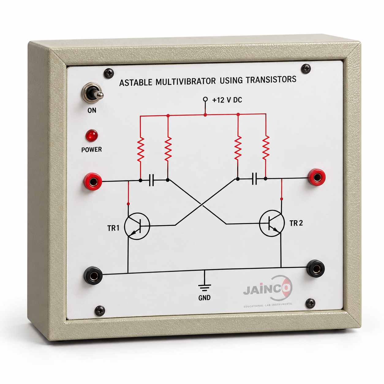 Astable Multivibrator using Transistors